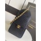 Replica identica Borsa Chanel piccola 25 Hobo AS5293 nera traforata Replica fedele Borsa Chanel piccola 25 Hobo AS5293 nera traforata Imitazione Fake