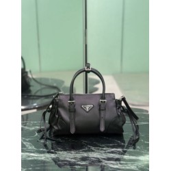 Replica fedele Borsa a tracolla Prada Mini Bonnie 1BA499 nera Imitazione Fake