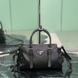 Replica fedele Borsa a tracolla Prada Mini Bonnie 1BA499 nera Imitazione Fake