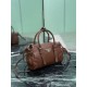 Replica identica Borsa a tracolla Prada Mini Bonnie 1BA499 marrone Replica fedele Borsa a tracolla Prada Mini Bonnie 1BA499 marrone Imitazione Fake