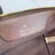 Replica identica Gucci 875159 Beauty case piccolo GG marrone Replica fedele Gucci 875159 Beauty case piccolo GG marrone Imitazione Fake