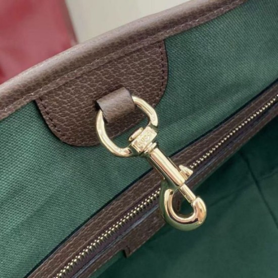 Replica identica Borsa tote media Gucci Ophidia GG 836831 marrone Replica fedele Borsa tote media Gucci Ophidia GG 836831 marrone Imitazione Fake