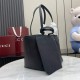 Replica fedele Borsa tote reversibile Gucci 839124 Totissima nera/marrone Imitazione Fake