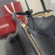 Replica fedele Borsa tote reversibile Gucci 839124 Totissima nera/marrone Imitazione Fake