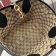 Replica fedele Borsa tote reversibile Gucci 839124 Totissima nera/marrone Imitazione Fake