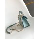 Replica fedele Borsa Bvlgari Serpenti Forever Mini con manico superiore Versione Chip Blu Imitazione Fake