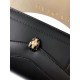 Replica fedele Pochette con catena Bvlgari Serpenti Forever 20cm Versione Chip Nero Imitazione Fake