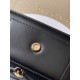 Replica fedele Pochette con catena Bvlgari Serpenti Forever 20cm Versione Chip Nero Imitazione Fake
