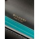 Replica fedele Pochette con catena Bvlgari Serpenti Forever 20cm Versione Chip Nero Imitazione Fake