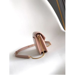 Replica fedele Pochette con catena Bvlgari Serpenti Forever 20cm Versione Chip Rosa Imitazione Fake
