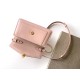 Replica fedele Pochette con catena Bvlgari Serpenti Forever 20cm Versione Chip Rosa Imitazione Fake