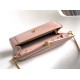Replica fedele Pochette con catena Bvlgari Serpenti Forever 20cm Versione Chip Rosa Imitazione Fake