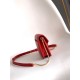Replica fedele Pochette con catena Bvlgari Serpenti Forever 20cm Versione Chip Rosso Imitazione Fake
