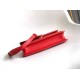 Replica fedele Pochette con catena Bvlgari Serpenti Forever 20cm Versione Chip Rosso Imitazione Fake