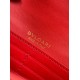 Replica fedele Pochette con catena Bvlgari Serpenti Forever 20cm Versione Chip Rosso Imitazione Fake