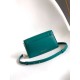 Replica fedele Pochette con catena Bvlgari Serpenti Forever 20cm Versione Chip verde Imitazione Fake