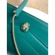 Replica fedele Pochette con catena Bvlgari Serpenti Forever 20cm Versione Chip verde Imitazione Fake