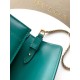 Replica fedele Pochette con catena Bvlgari Serpenti Forever 20cm Versione Chip verde Imitazione Fake