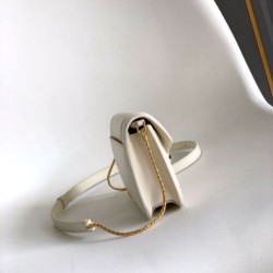 Replica fedele Pochette con catena Bvlgari Serpenti Forever 20cm Versione Chip bianco Imitazione Fake