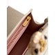 Replica fedele Pochette con catena Bvlgari Serpenti Forever 20cm Versione Chip bianco Imitazione Fake
