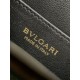 Replica fedele Borsa tote mini Bvlgari Serpenti Versione Chip nera Imitazione Fake