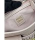 Replica fedele Borsa a mano trapuntata Miu Miu 5BC213 Rosa Imitazione Fake