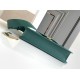 Replica fedele Borsa a tracolla Bvlgari Serpenti East-West Maxi Chain Versione Chip verde Imitazione Fake