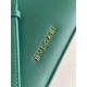Replica fedele Borsa a tracolla Bvlgari Serpenti East-West Maxi Chain Versione Chip verde Imitazione Fake