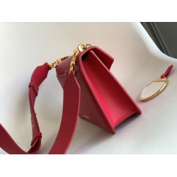 Replica fedele Borsa a tracolla Bvlgari Serpenti East-West Maxi Chain Versione Chip Rosso Imitazione Fake