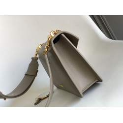 Replica fedele Borsa a tracolla Bvlgari Serpenti East-West Maxi Chain Versione Chip Grigio Imitazione Fake