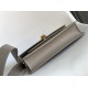 Replica fedele Borsa a tracolla Bvlgari Serpenti East-West Maxi Chain Versione Chip Grigio Imitazione Fake