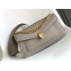 Replica fedele Borsa a tracolla Bvlgari Serpenti East-West Maxi Chain Versione Chip Grigio Imitazione Fake