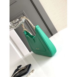 Replica fedele Borsa a tracolla piccola Bvlgari Serpenti Baia verde Imitazione Fake