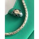 Replica fedele Borsa a tracolla piccola Bvlgari Serpenti Baia verde Imitazione Fake