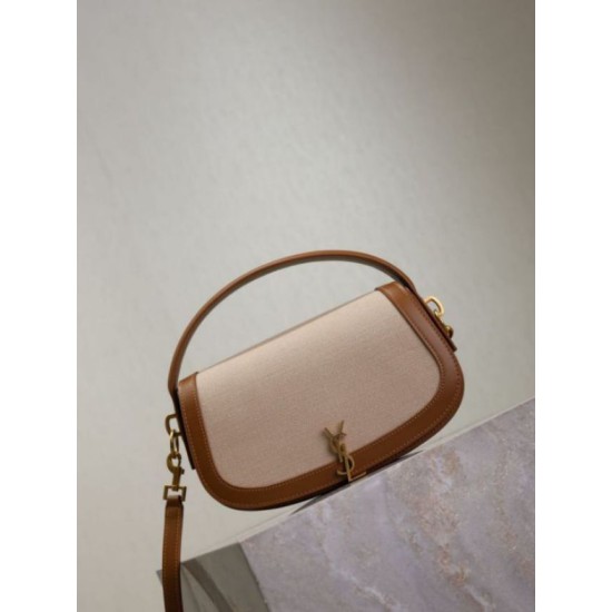 Replica identica Borsa a mano YSL Saint Laurent Mini Voltaire cuoio Replica fedele Borsa a mano YSL Saint Laurent Mini Voltaire cuoio Imitazione Fake