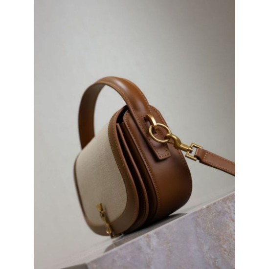 Replica identica Borsa a mano YSL Saint Laurent Mini Voltaire cuoio Replica fedele Borsa a mano YSL Saint Laurent Mini Voltaire cuoio Imitazione Fake