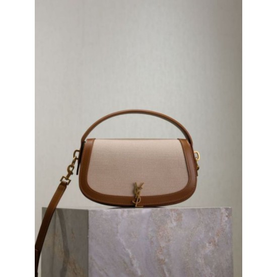 Replica identica Borsa a mano YSL Saint Laurent Mini Voltaire cuoio Replica fedele Borsa a mano YSL Saint Laurent Mini Voltaire cuoio Imitazione Fake