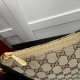 Replica identica Gucci 875117 Borsa a tracolla media Lunetta marrone Replica fedele Gucci 875117 Borsa a tracolla media Lunetta marrone Imitazione Fake