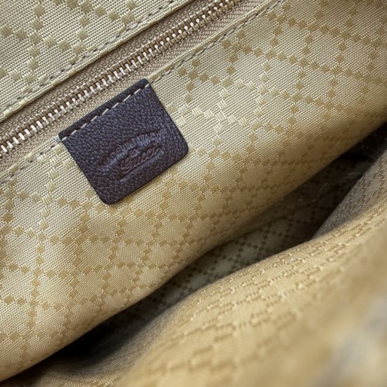 Replica identica Gucci 875117 Borsa a tracolla media Lunetta marrone Replica fedele Gucci 875117 Borsa a tracolla media Lunetta marrone Imitazione Fake
