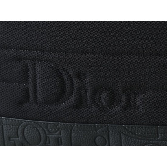Replica fedele Zaino Dior Rider classico con cerniera nera Imitazione Fake