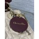 Replica fedele Mini borsa Lady Dior Dior bow rossa/beige Imitazione Fake