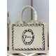 Replica fedele Borsa shopping Dior Book Tote Rosa Wave con tracolla Imitazione Fake