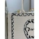Replica fedele Borsa shopping Dior Book Tote Rosa Wave con tracolla Imitazione Fake