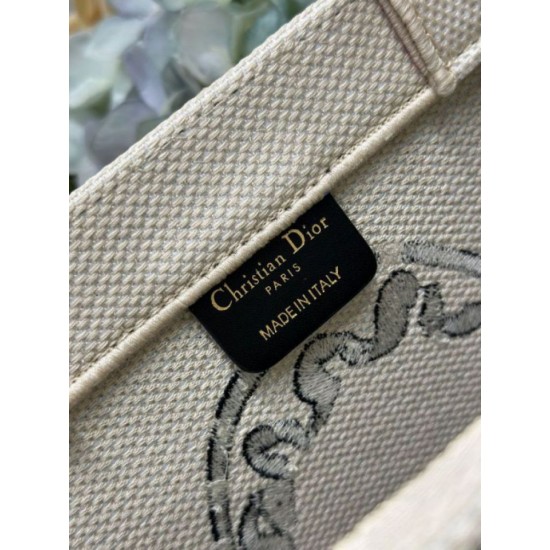 Replica fedele Borsa shopping Dior Book Tote Rosa Wave con tracolla Imitazione Fake