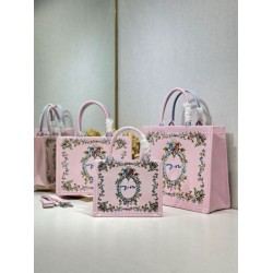 Replica fedele Borsa shopping Dior Book Tote Beige Wave con tracolla Imitazione Fake