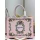 Replica fedele Borsa shopping Dior Book Tote Beige Wave con tracolla Imitazione Fake