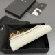 Replica di alta qualità Portafoglio a catena YSL Saint Laurent Envelope pelle originale bianco Replica perfetta Portafoglio a catena YSL Saint Laurent Envelope pelle originale bianco Imitazione Fake