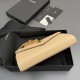 Replica di alta qualità Portafoglio a catena YSL Saint Laurent Envelope pelle originale albicocca Replica perfetta Portafoglio a catena YSL Saint Laurent Envelope pelle originale albicocca Imitazione Fake