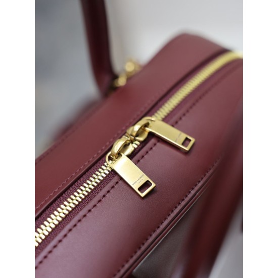 Replica di alta qualità Borsa YSL Saint Laurent Sac de Jour Bauletto con tracolla Rosso Replica perfetta Borsa YSL Saint Laurent Sac de Jour Bauletto con tracolla Rosso Imitazione Fake