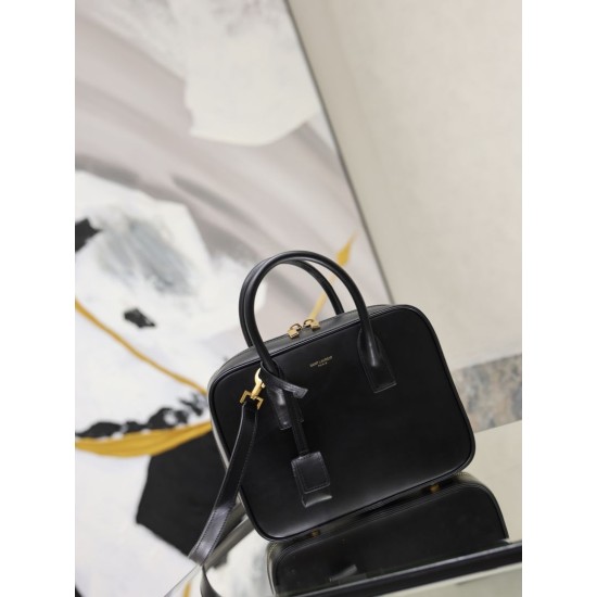 Replica di alta qualità Borsa YSL Saint Laurent Sac de Jour Bauletto con tracolla nera Replica perfetta Borsa YSL Saint Laurent Sac de Jour Bauletto con tracolla nera Imitazione Fake